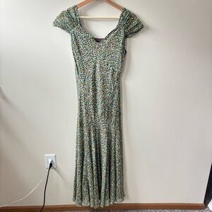 Talbots Silk Flowy Maxi Dress